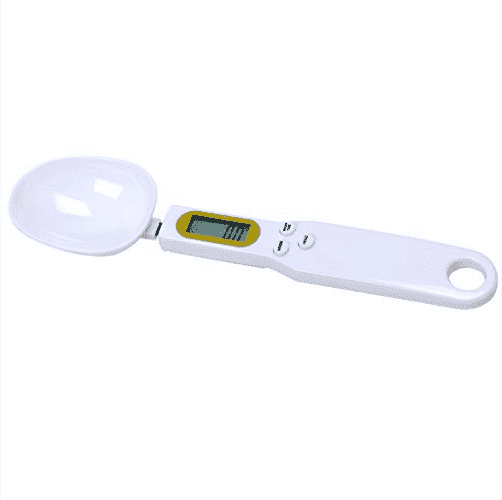 Robuste digitale Löffelwaage, leicht zu reinigen; hygienische Küchenwaage & Backzubehör für akkurates Wiegen.