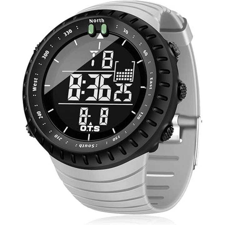 Sportliche Herrenuhr, digital & wasserdicht, ideal für aktiven Lebensstil, Abenteuer & robuste Outdoor-Einsätze.