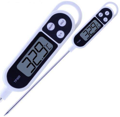 Digitales Lebensmittelthermometer für präzises Messen der Kerntemperatur beim Kochen, Braten, Grillen & Backen.