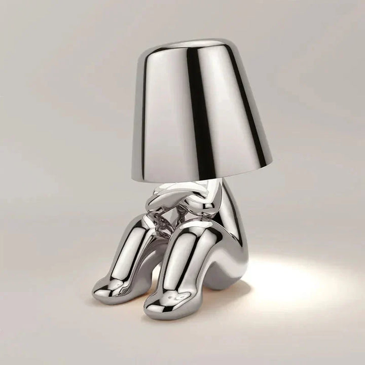 Elegante dimmbare LED Tischlampe im modernen Design. Hochwertige Dekoleuchte für stilvolles Wohnen.