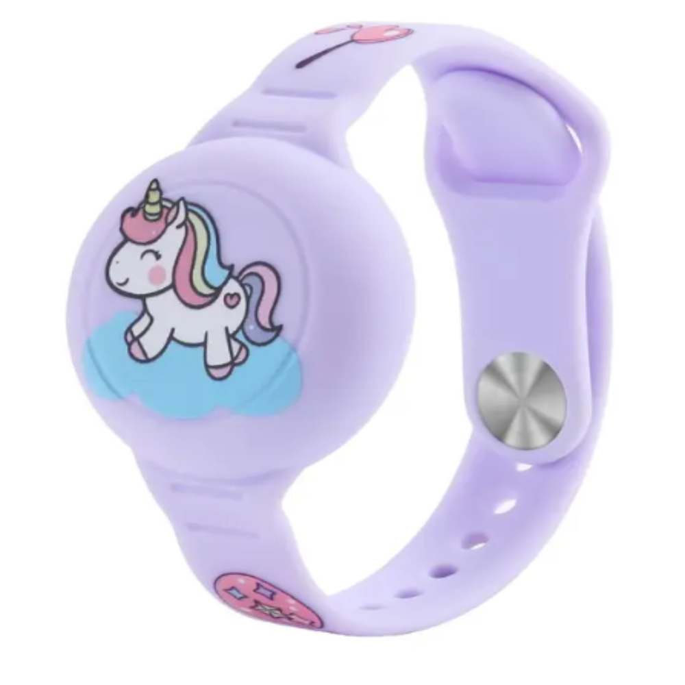 Mit dem Dino Airtag-Armband für Kinder bleiben Ihre Kleinen sicher und immer in Reichweite per GPS.