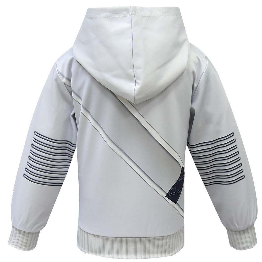 Detailaufnahme des weichen Stoffs vom Unisex DJ Hoodie, bequem für lange Party-Nächte.