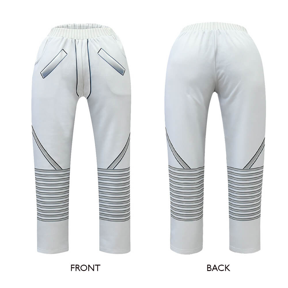 Bequeme Hose des DJ Kostüms mit elastischem Bund, ideal für Festival- und Party-Bewegung.