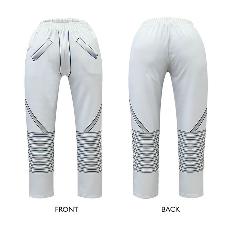 Bequeme Hose des DJ Kostüms mit elastischem Bund, ideal für Festival- und Party-Bewegung.