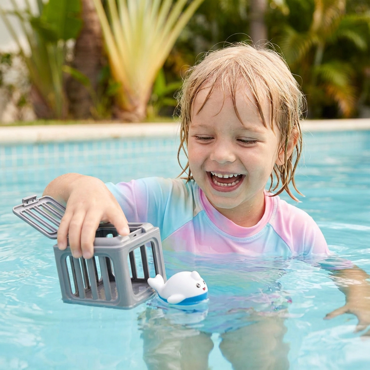 Familienfreundliches Tauchspielzeug Set für Kinder, perfekt für gemeinsame Wasseraktivitäten & Pool-Spielspaß.