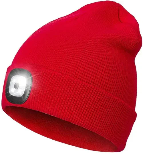 Innovative LED-Wintermütze: Eine tolle Geschenkidee für Herren und Damen, die Wärme und freihändiges Licht schätzen.