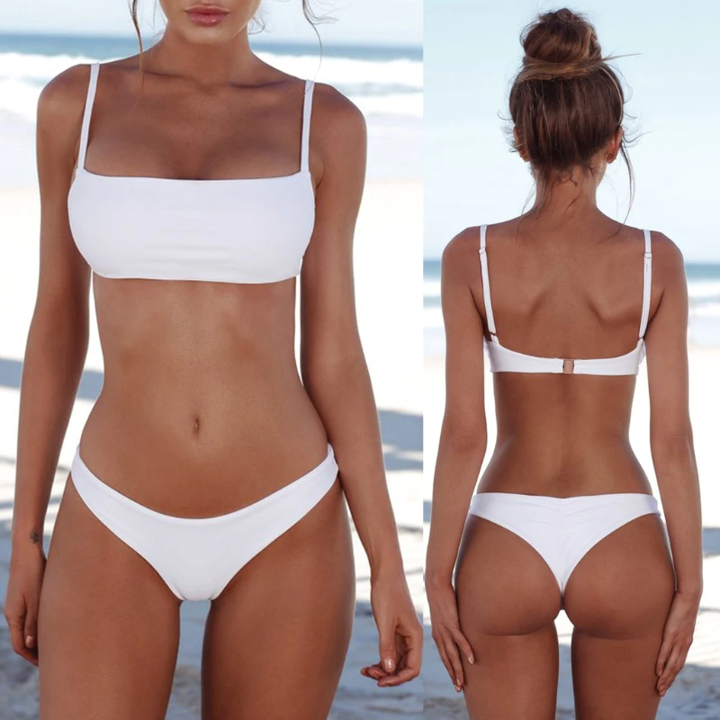 Stylisches Damen Push-Up Bikini Set im Brazilian Stil. Trendige Bademode für einen sexy Sommer-Look.