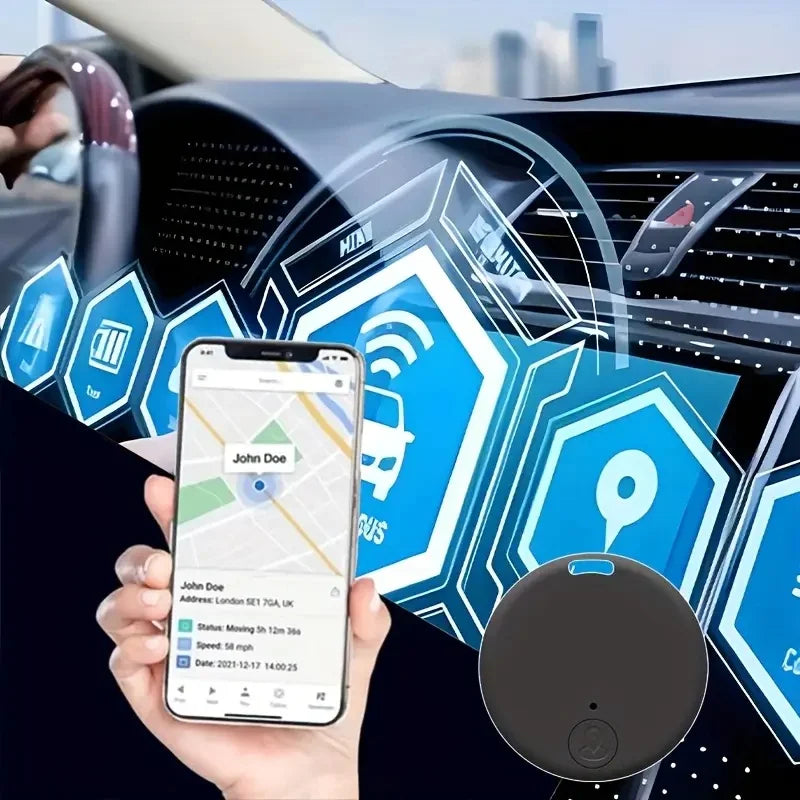 Gepäcktracker: Kleiner Anti-Verlust Bluetooth Tracker für sichere Ortung von Reisegepäck & Taschen. Praktisches Gadget.