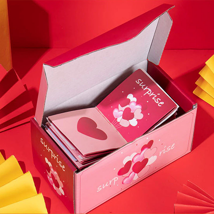 Hochwertige Geschenkbox mit Überraschungseffekt, vielseitig einsetzbar für festliche Präsente.