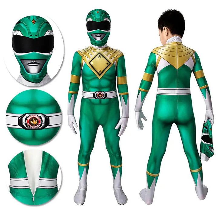 Superhelden-Jumpsuit für Kinder, inkl. Maske, zum Verkleiden als Partykostüm & für Cosplay-Events.