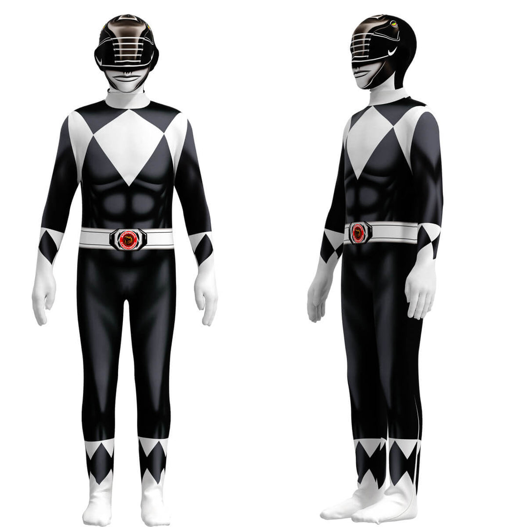 Komplettes Superhelden-Kinderkostüm-Set mit Jumpsuit & Maske für kleine Abenteurer & Cosplay-Fans.