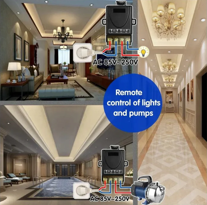 Smart Home Funkfernbedienung & Schalter. Drahtlose Steuerung für effiziente Hausautomation.