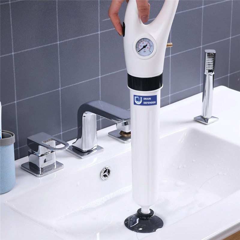 DrainBlast Rohrreiniger für alle Abflüsse im Haushalt; ideal bei Verstopfungen in Bad, Küche & WC.