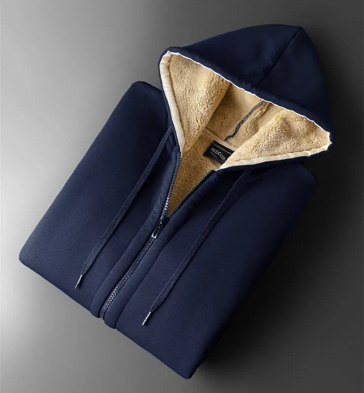 Damen Winterjacke in Übergröße mit praktischem Reißverschluss & warmer Kapuze, funktional für Herbst.