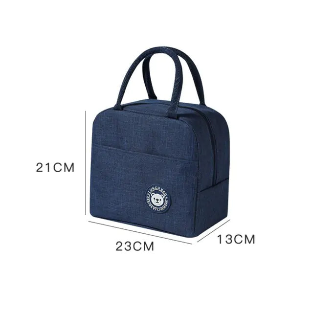 Praktische 2-stöckige Edelstahl-Lunchbox für getrennte, organisierte Mahlzeiten im Büro oder der Schule.