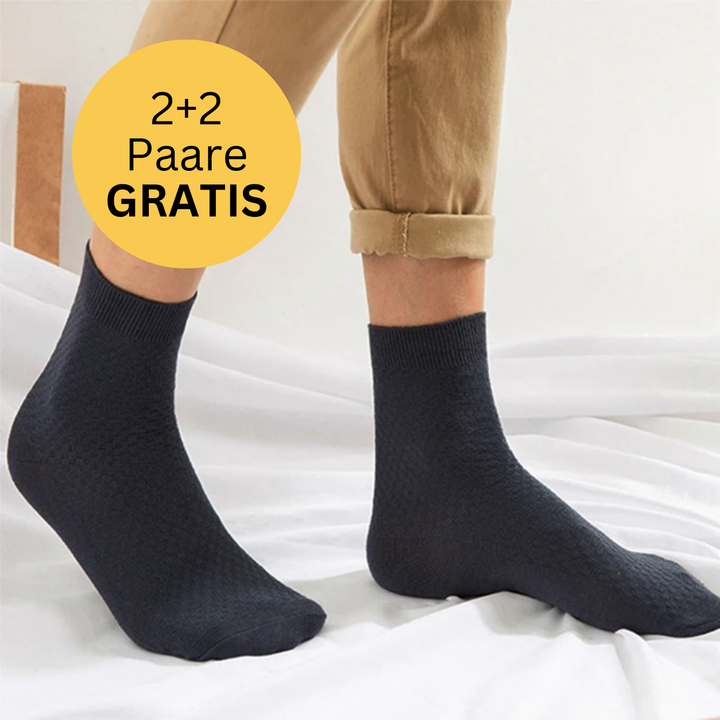 Langlebige, weiche Herrensocken für Luxus, Komfort und Geruchshemmung das ganze Jahr.