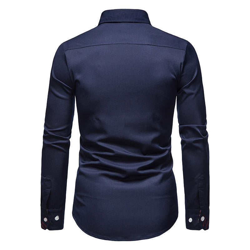 Herren Langarmhemd: Stilvolles Slim-Fit Design, Business & Freizeit, perfekte Passform für moderne Männer.