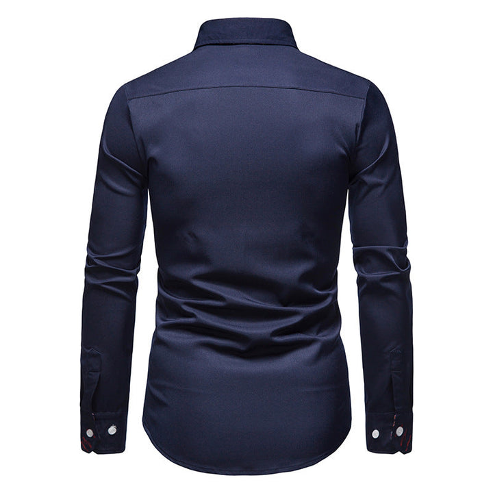 Herren Langarmhemd: Stilvolles Slim-Fit Design, Business & Freizeit, perfekte Passform für moderne Männer.