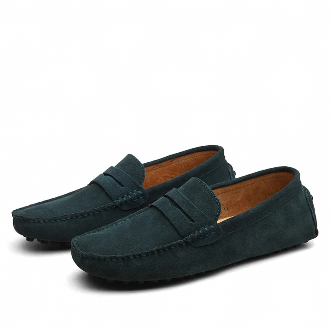Braune Herren Loafers, klassische Komfortschuhe. Ideal für Business, Alltag & Freizeit.