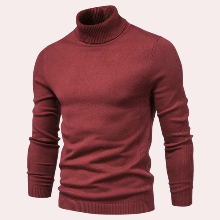 Hochwertiger Herren Rollkragenpullover. Vielseitig kombinierbar, warm & stilvoll für den Winter.