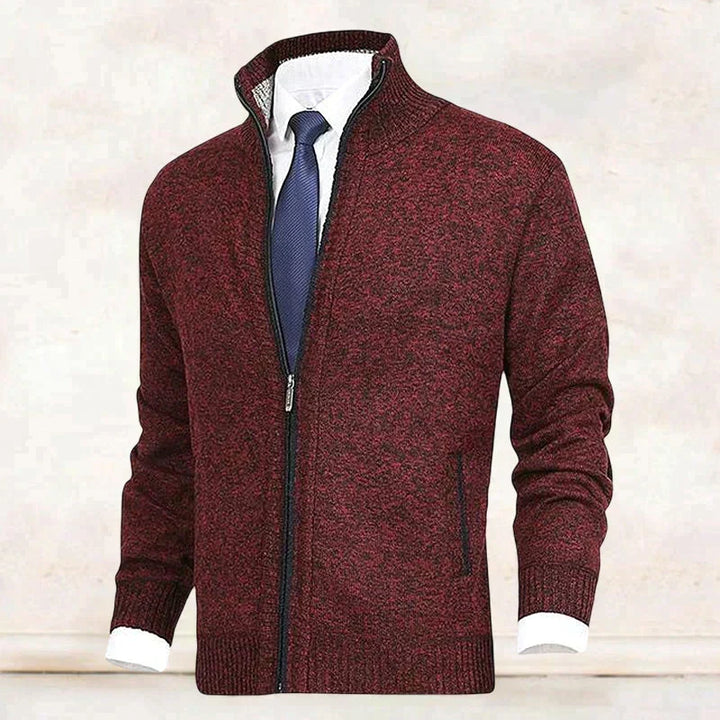 Herrenweste mit Reißverschluss, zeitlos & praktisch. Perfekte Ergänzung für elegante Herbst- und Winter-Outfits.