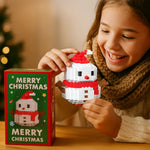 Weihnachts-Schneemann Rot