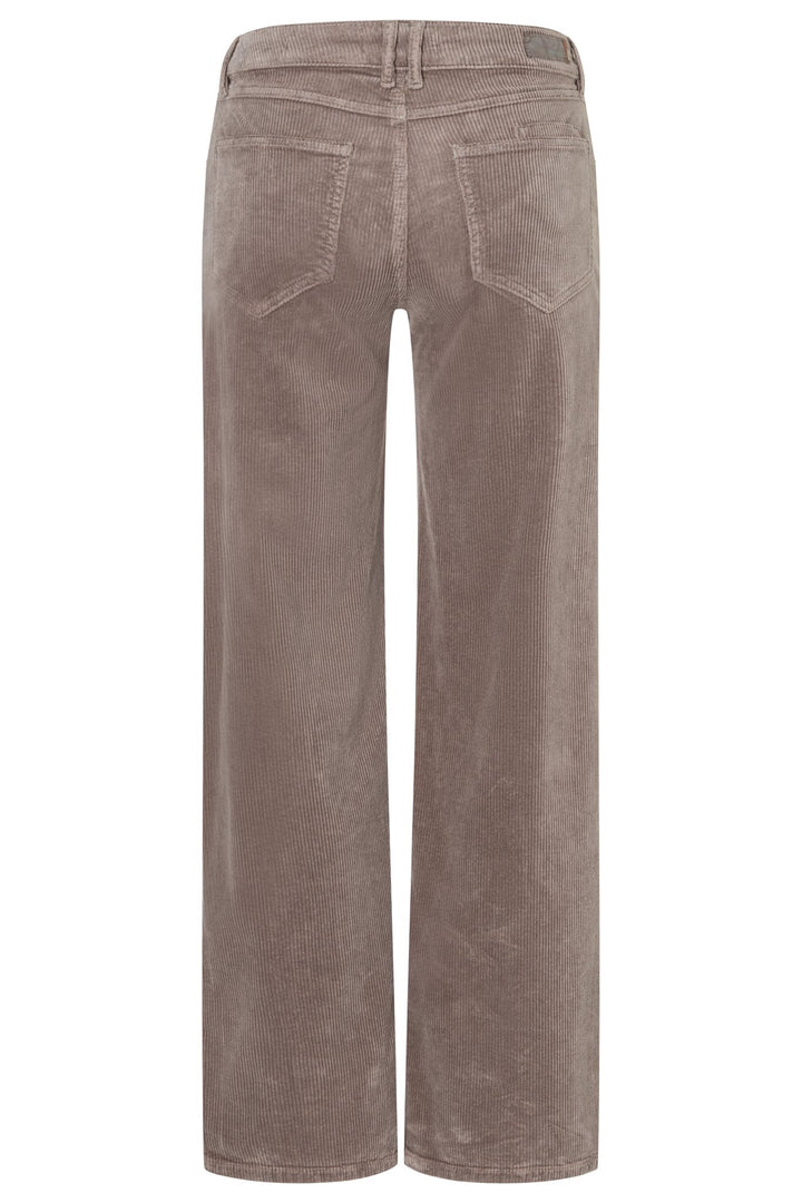 Komfortable Damenhose mit lockerem Straight Fit, tiefem Bund & elastischem Material.