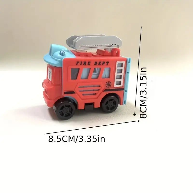 Vielseitiges Kinder-Spielzeug: 2-in-1 Verwandlungsauto bietet doppelten Spielspaß als Fahrzeug und Spielfigur für Kinder.