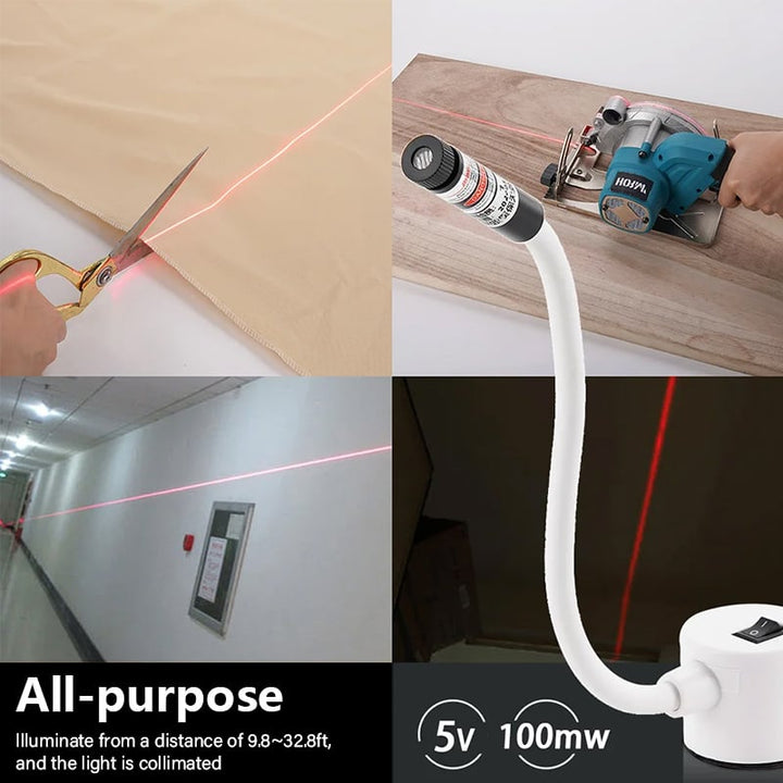 Präzise magnetische Nähhilfe für Nähmaschine. Ideal für exakte Nähte, Fadenkreuz-Laser für Quilten und professionelles Nähen.