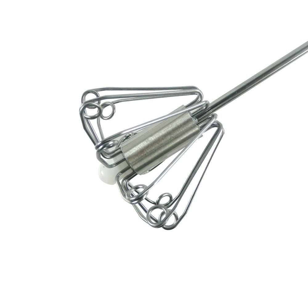 Vielseitiger Push-Action Küchenhelfer Schneebesen. Perfekt zum Kochen, Backen und Aufschlagen.