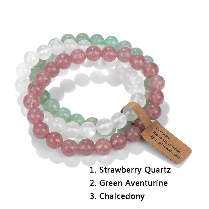 Opal Naturstein-Armband für positive Energie. Elegantes unisex Perlenarmband als besonderes Schmuck-Accessoire.
