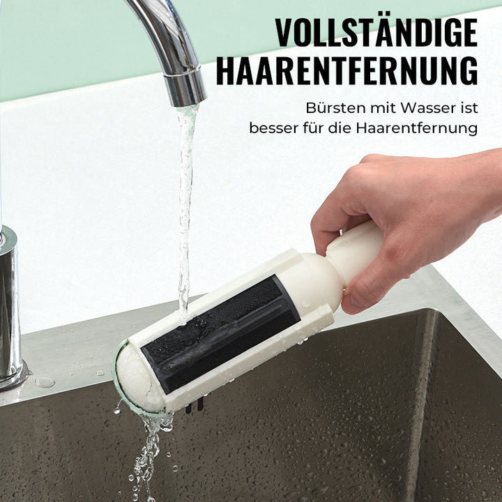 Papierloser Tierhaarentferner. Effektive Fusselrolle zur Reinigung von Kleidung, Polstern & Teppichen.