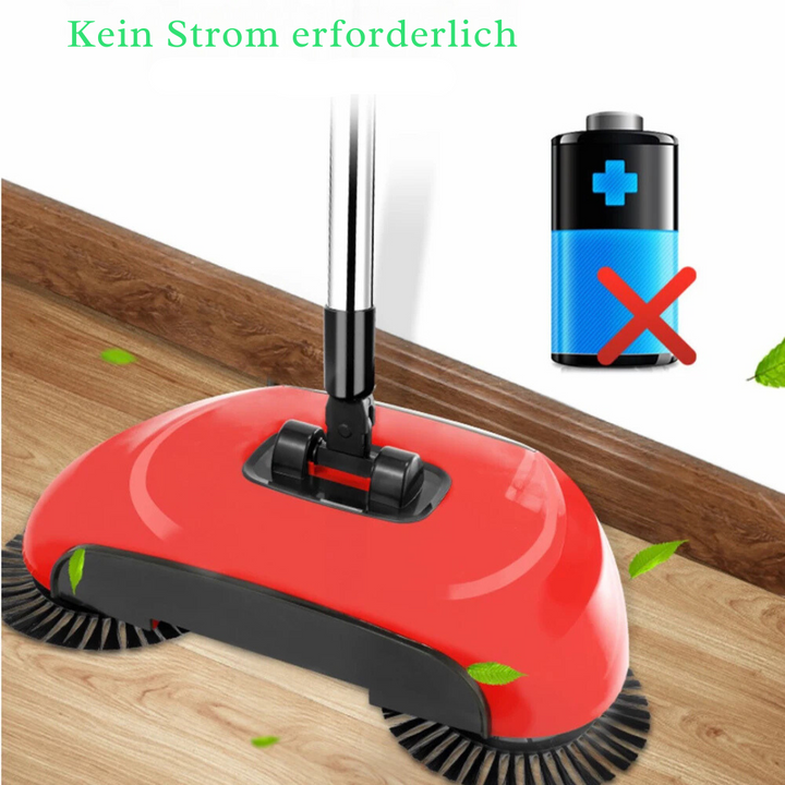 Vielseitiger 2in1 Handbesen für schnelle, effiziente Sauberkeit und gründliche Bodenreinigung.