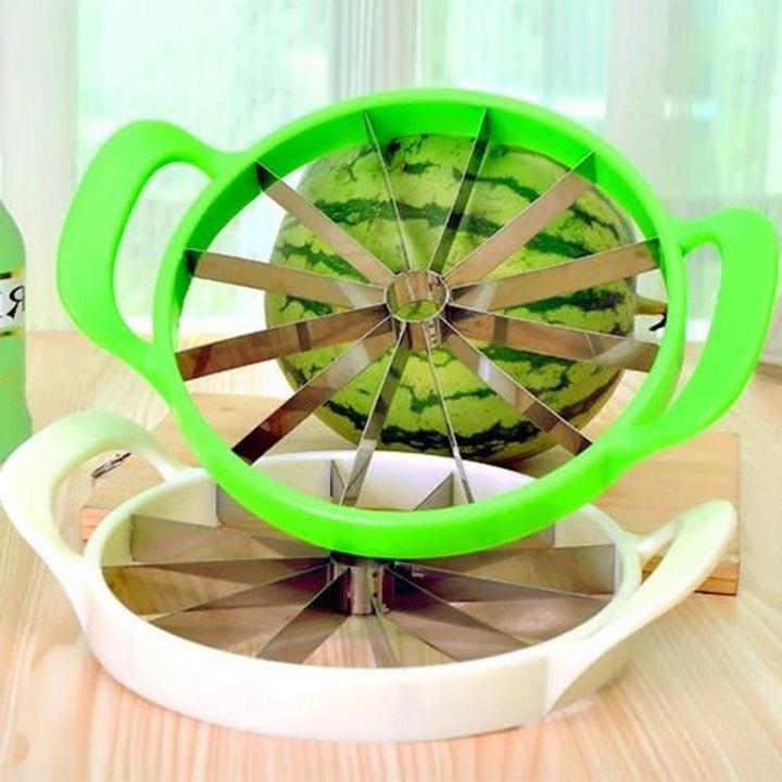 Küchenhelfer: Robuster Melonenschneider & Fruchtschneider aus Edelstahl (pw260514) für einfache Zubereitung.