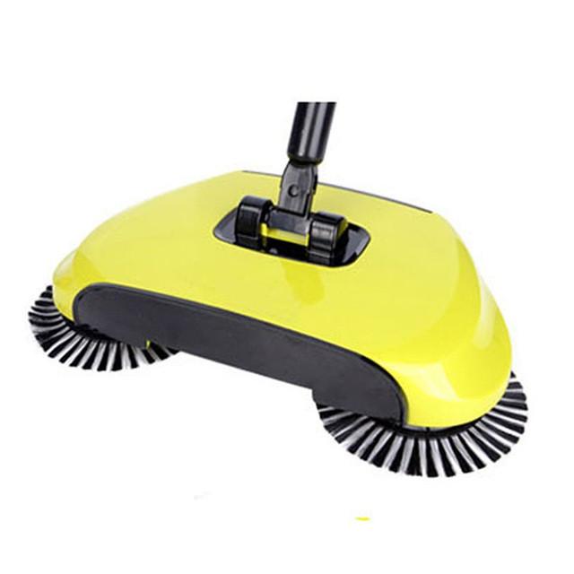Magischer Schiebebesen, der Schmutz und Staub mühelos aufnimmt. Ein kabelloser Reinigungsbesen.