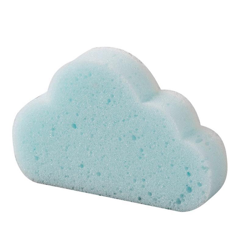 Effizienter Wolken-Spülschwamm in Himmelblau, geruchsneutraler Nylon-Schwamm für hygienisches Geschirrspülen in der Küche.