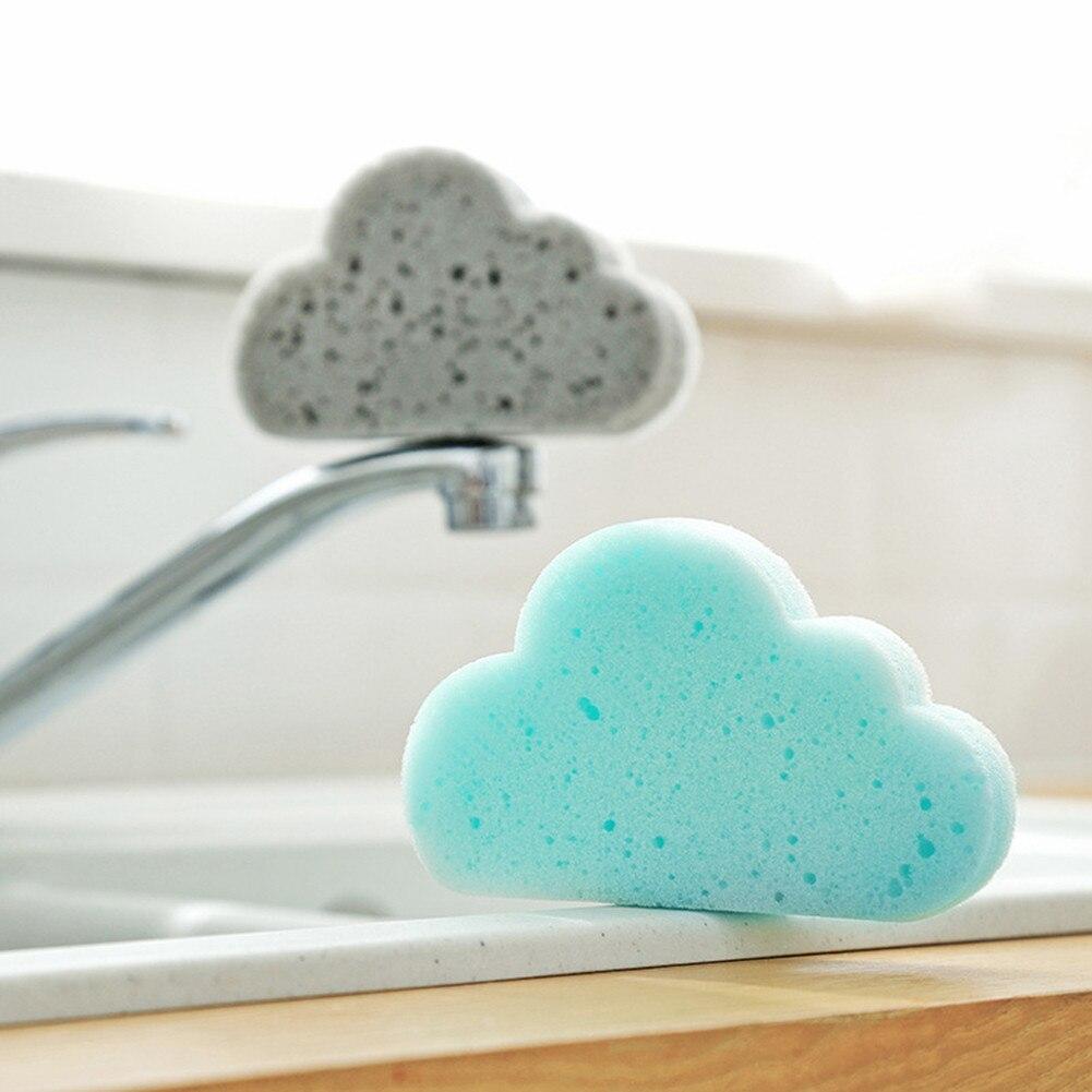 Geruchsneutraler Wolkenschwamm in Wolkenform, ideal für die tägliche Küchenreinigung und frisches Geschirr.