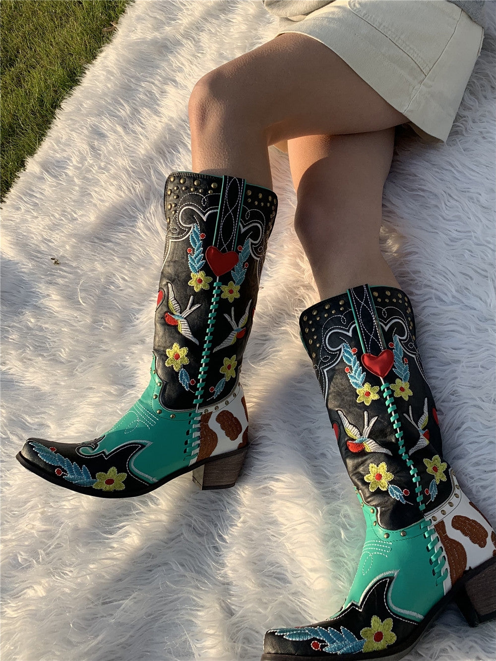 Einzigartige Damen Cowboystiefel Carmen im Westernstil, bequem & modisch für jeden Anlass.