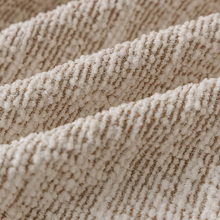 Hochwertiger, elastischer Chenille Sofabezug, strapazierfähig und antikratz, für perfekten Sitz und Halt.