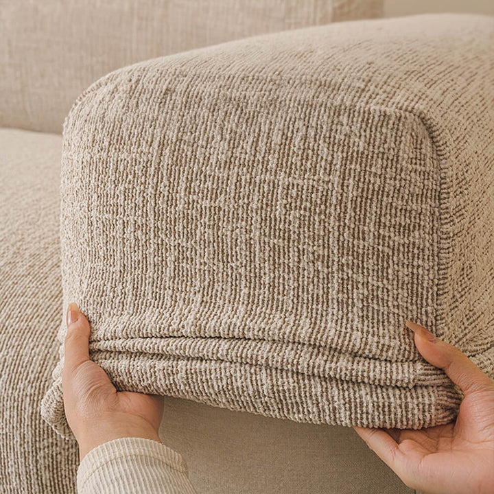 Robuster Antikratz Chenille Sofaüberzug, elastisch und langlebig, ganzjähriger Schutz für Ihre wertvollen Möbel.
