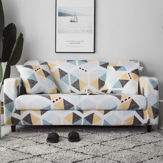 Neues Design für Ihr Sofa mit diesem elastischen, modernen Sofabezug aus Stretch.