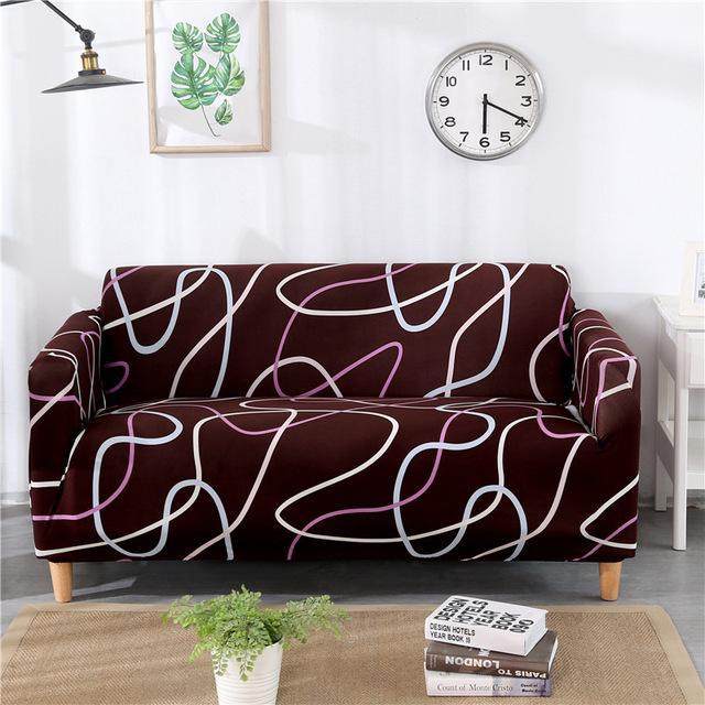 Praktischer Stretch-Sofabezug für einfaches Waschen und langfristigen Sofa Schutz.
