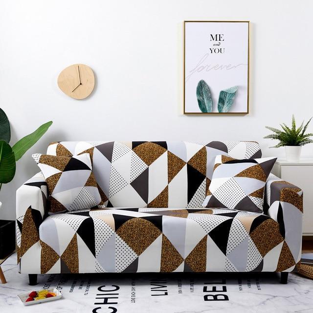 Waschbarer elastischer Bezug für Couch, Schutz und neues, modernes Wohnambiente.