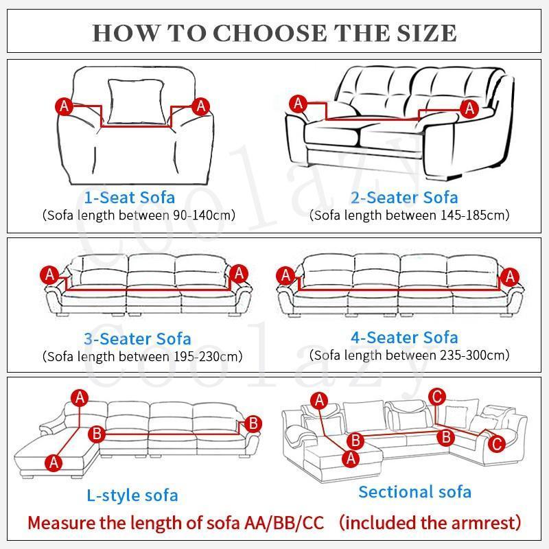 Flexibler Sofabezug mit Spandex, zuverlässiger Sofa Schutz für Familien & Haustiere.