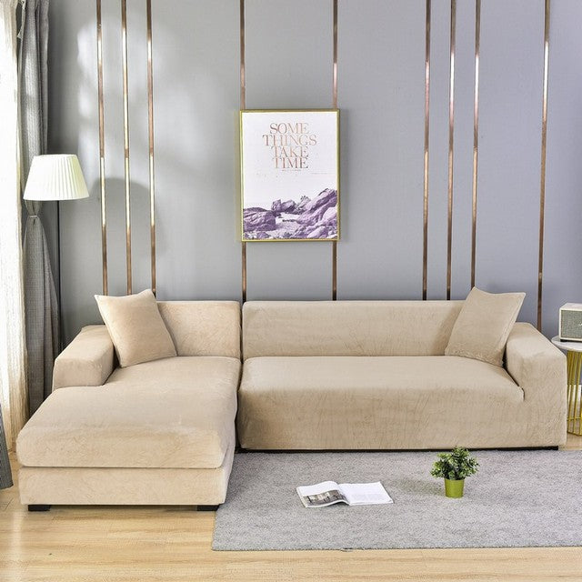 Hochwertiger Sofabezug elastisch, passend für alle Sofas, bietet Schutz und neuen Stil fürs Wohnzimmer.