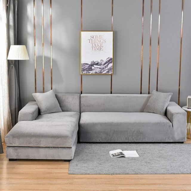 Wohnzimmer-Sofabezug, hochelastisch, schützt Möbel & erneuert Optik, einfach zu wechseln & waschbar.