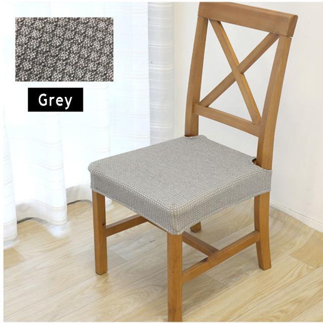 Elastischer Stuhlbezug für Esszimmerstühle. Fleckabweisende Schutzhülle in schickem Design. Möbelschutz.