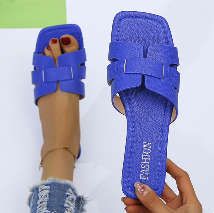 Vielseitige elegante Damen Sandalen. Flache Sommerschuhe für Freizeit & besondere Anlässe, maximaler Komfort.