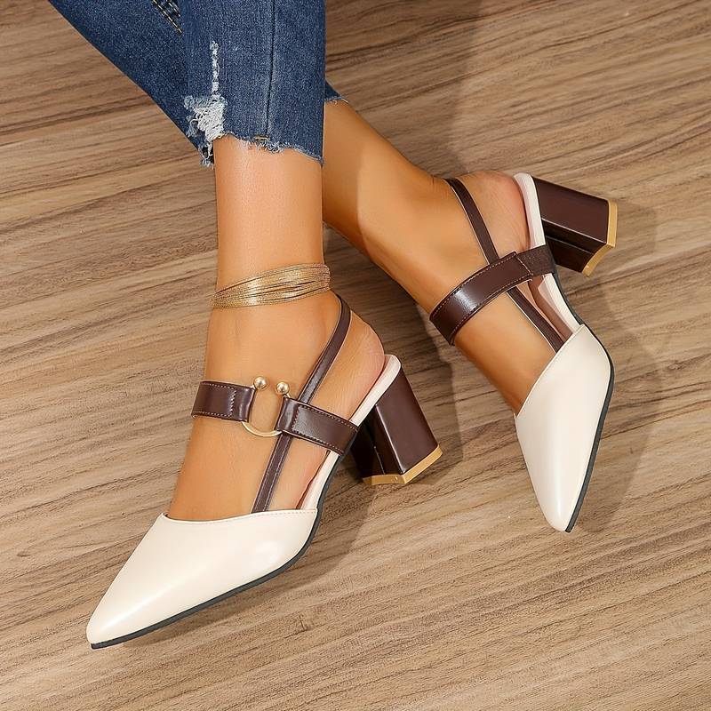 Bequeme orthopädische Blockabsatzschuhe für Damen, ideal als Komfortschuhe im Alltag.