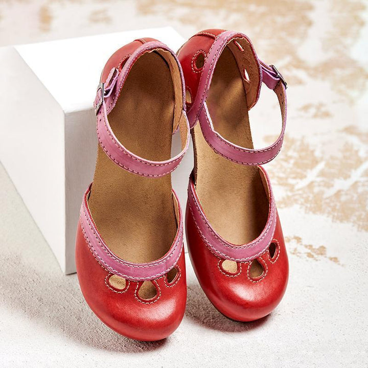 Die Sophia Damen Blocksandalen: elegante, bequeme offene Riemchensandalen, ideal als Sommerschuhe für jede Frau.